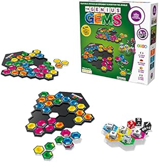 The Happy Puzzle Company | The Genius Gems Board Game | Master Over 10,000 Puzzles - Show off your Strategic Planning - Kids Board Games - Smart Games for Smart Minds - Ages 8+