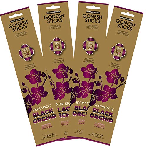 Gonesh Extra Rich Black Orchid - 4 Pack
