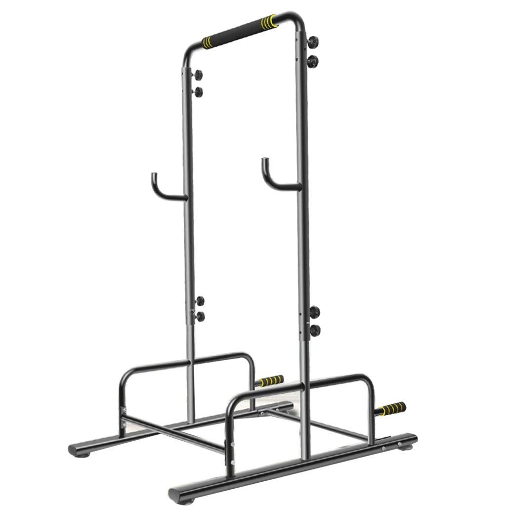 AYCDL Fitness Household Horizontal Bars Multifunctional Equipment Indoor Pull-up Equipment Parallel Bars Children's Sports Equipment Dip Stands,Black-101x74x