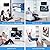 Digital TV Antenna for Smart TV,360°Reception,Support 4K 1080p Smart Television,Detachable Signal Amplifier-Signal Booster-HDTV Antenna 10ft Coaxial HDTV Cable, Portable Antenna Indoor
