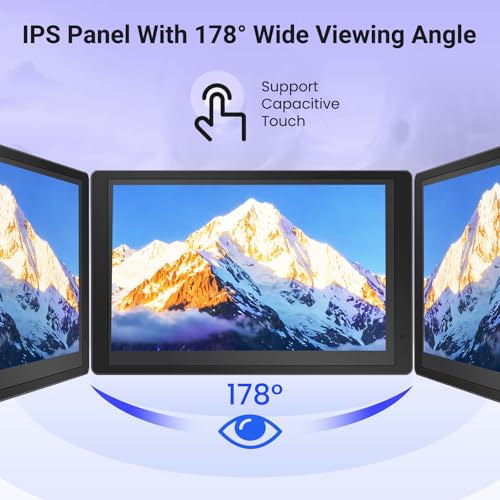 Image of ESP32 Display, 5 Inch Advance HMI ESP32-S3 IPS Touchscreen with Acrylic Case, Support AI Speech Interaction, 800x480 Resolution, Up to 240MHz Frequency, Compatible with Arduino, ESP-IDF
