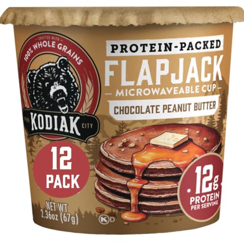Kodiak Cakes Pancake On the Go, Chocolate Peanut Butter, 2.5 Ounce (Pack of 12)