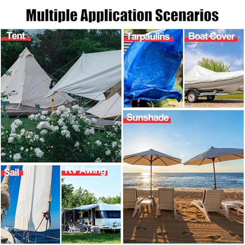 Cinta de Vela reparadora de toldos campings y cobertores de barco 6
