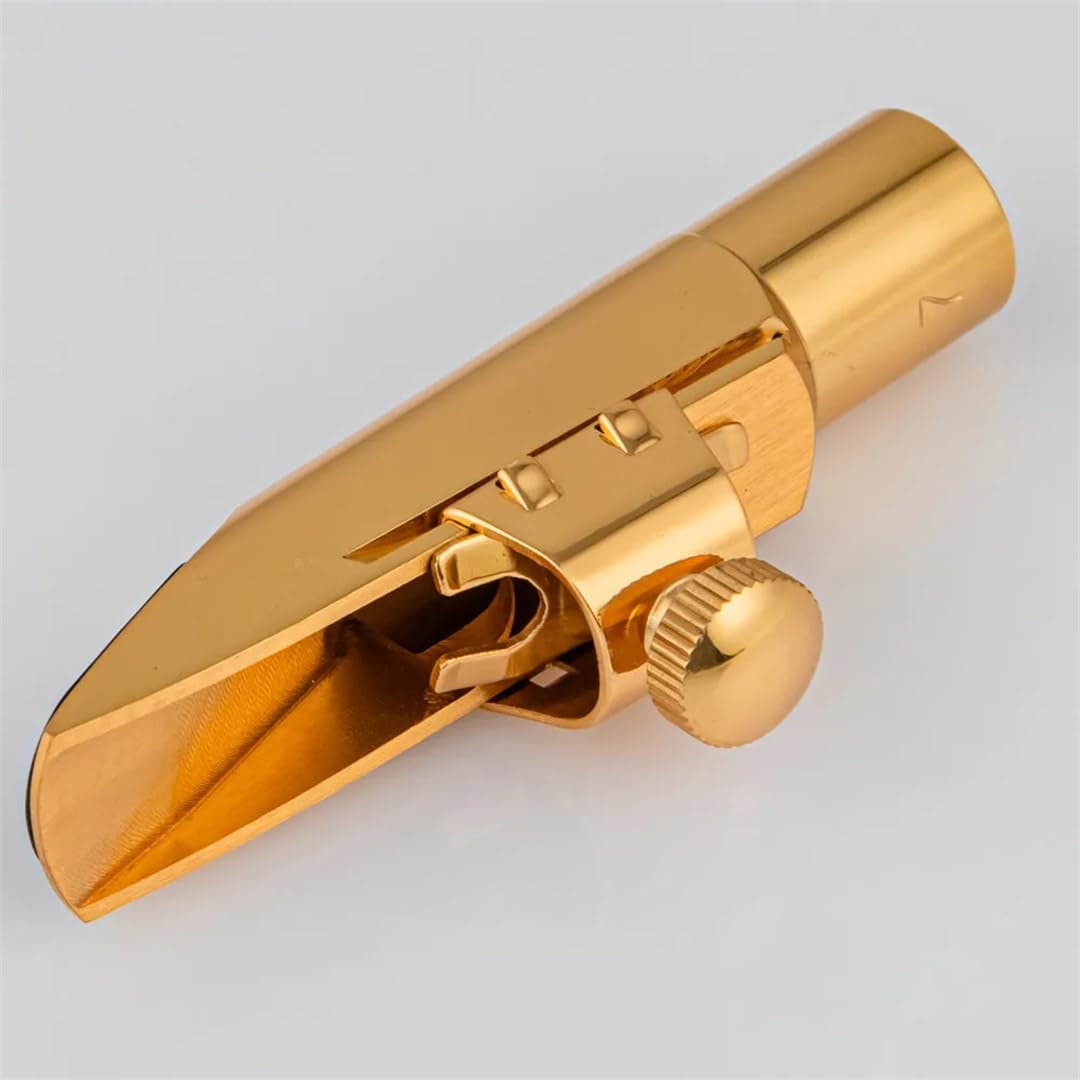 Boquilla para saxofón alto soprano tenor para accesorios de saxofón Tenor dorado 5