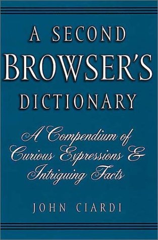 A Second Browser's Dictionary 1888173343 Book Cover