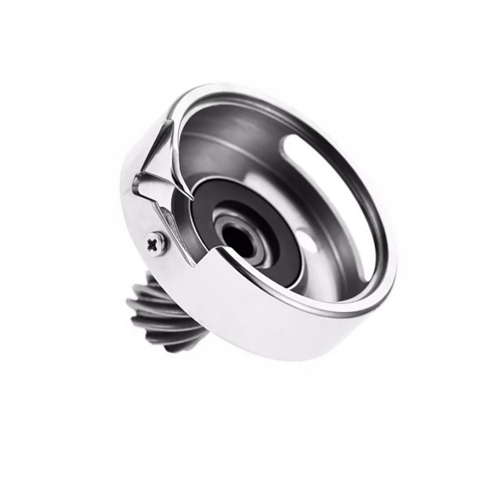 Msioytog Shuttle Hook Stainless Steel Texture Suitable for Quick Installation and Consistent Stitching in Sewing Projects Shuttle Hook