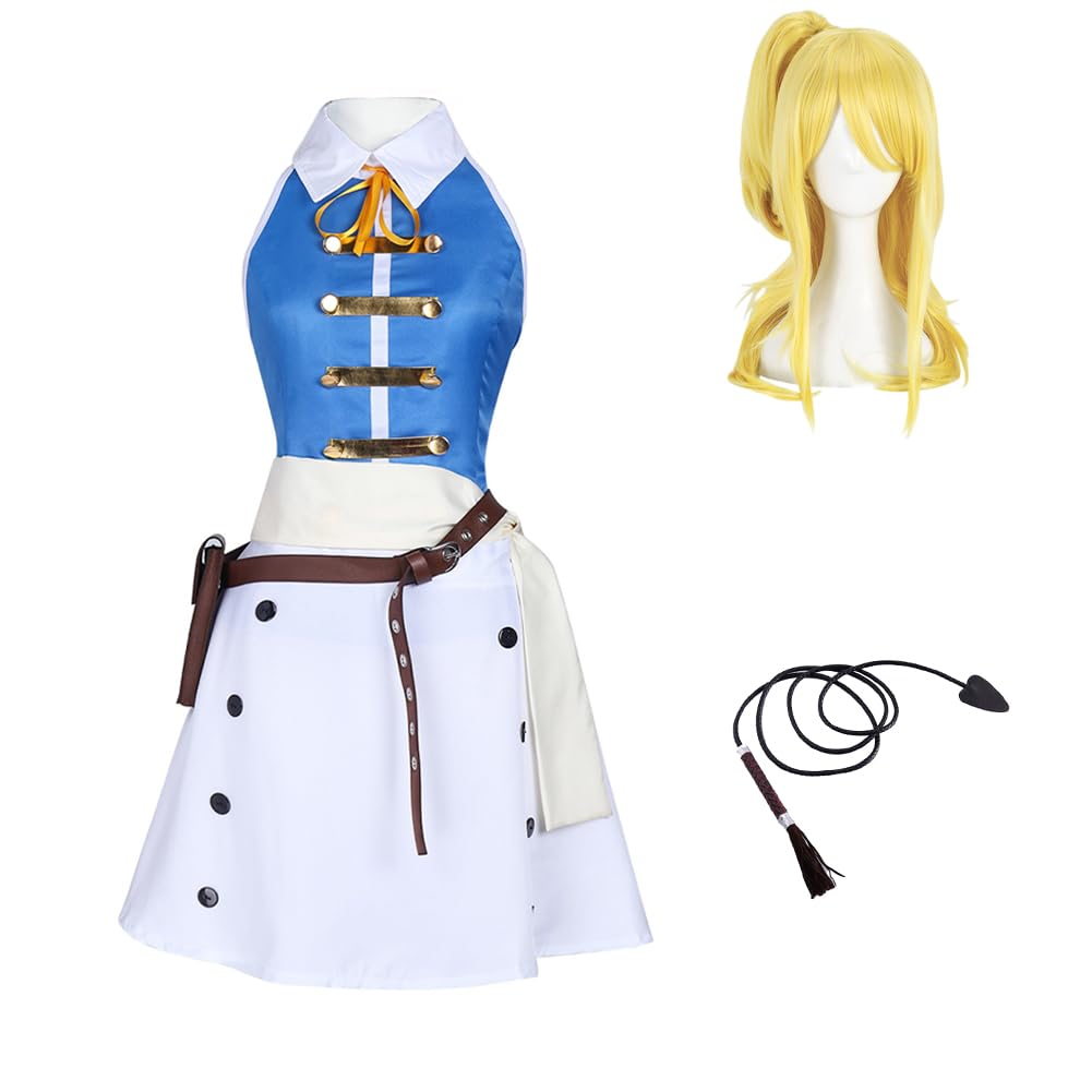 Zhongkaihua Lucy Heartfilia i Erza Scarlet kostium anime, kostium anime, dla dorosłych, do odgrywania ról, strój marynarski, karnawał, Halloween, impreza, karnawał, mundurek, S-3XL
