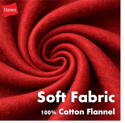 Hanes Ultimate Men's Flannel Pant, red Buffalo Plaid, Small - image 4