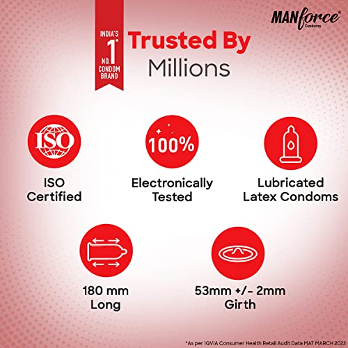 Manforce Cocktail Strawberry & Vanilla Extra Dotted & Flavoured Condoms | 10 pcs | Lubricated Latex Condoms | For Her Enhanced Pleasure | India’s... - Image 5
