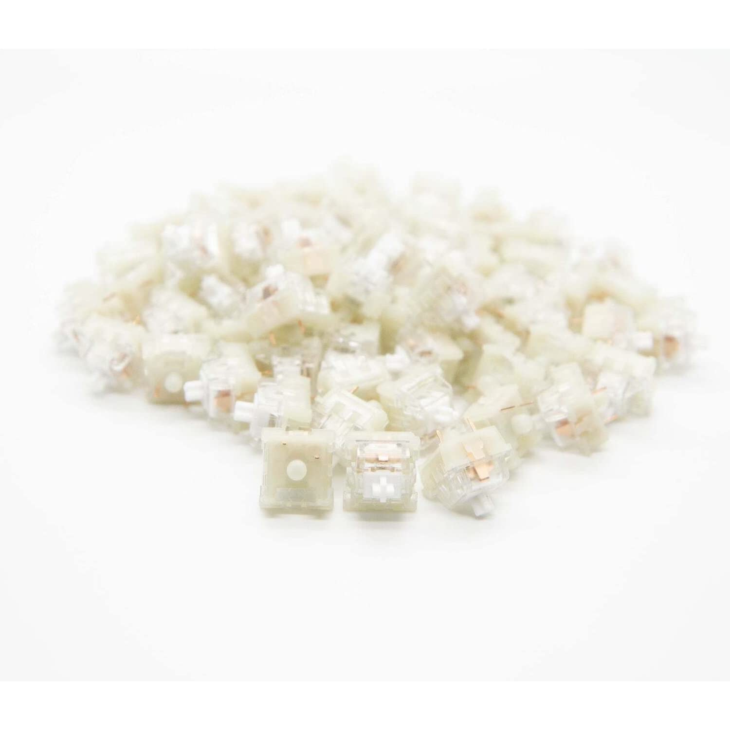 DucKey Commutateur KTT Kang White V3, Linéaire 3Pin 45g MX Switch for La Personnalisation du Clavier De Jeu Mécanique (Size : 110PCS)