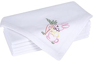 Easter Napkins Cloth Set of 8