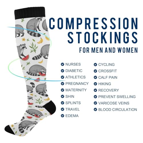 Image of Pigsaly Ceramic Mugs Coffee Cups Womens Knee High Socks Love Compression Socks Athletic Tube Sock Outdoor Sport Socks