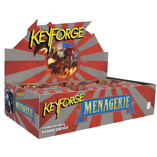 KeyForge: Menagerie Deck Display - (Set of 12 Decks) Unique Themed Card Decks for Casual Play Ages 14+ 2 Players 30-45 Minute Playtime Made by Ghost Galaxy