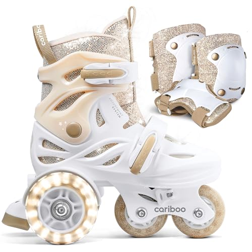 Cariboo Patines para Niños Ballerina con protecciones completas para sorprender en cualquier fecha