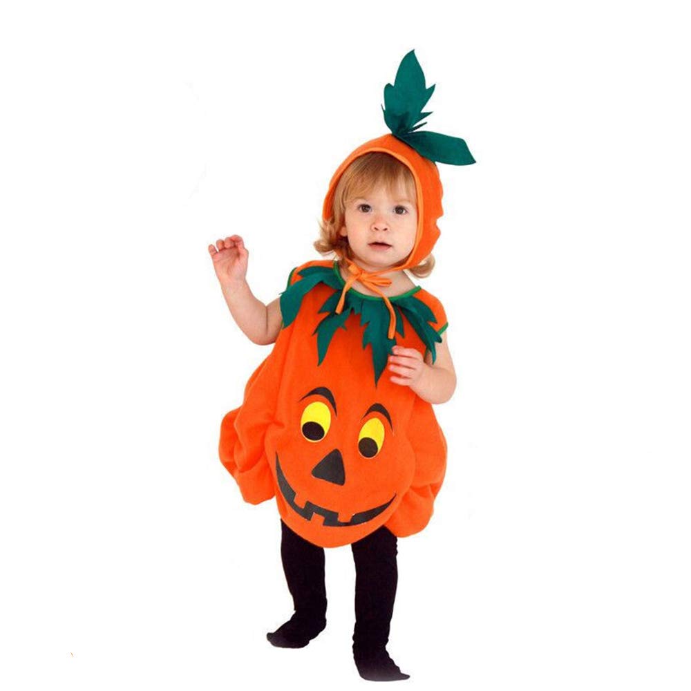 ２歳シャン♡ハロウィンコスチューム♡サテン＆ハロウィン柄ワンピース Orange Amazon.co.jp: [イー フライ] ハロウィン 衣装 子供 コスチューム