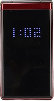 Focket Senior Flip Phone, Unlocked Big Cell Phone with 2.8 Inch Dual Screen, SOS & High Volume, 5900mAh Easy to Use Standby Basic for Elderly Kids (Red)