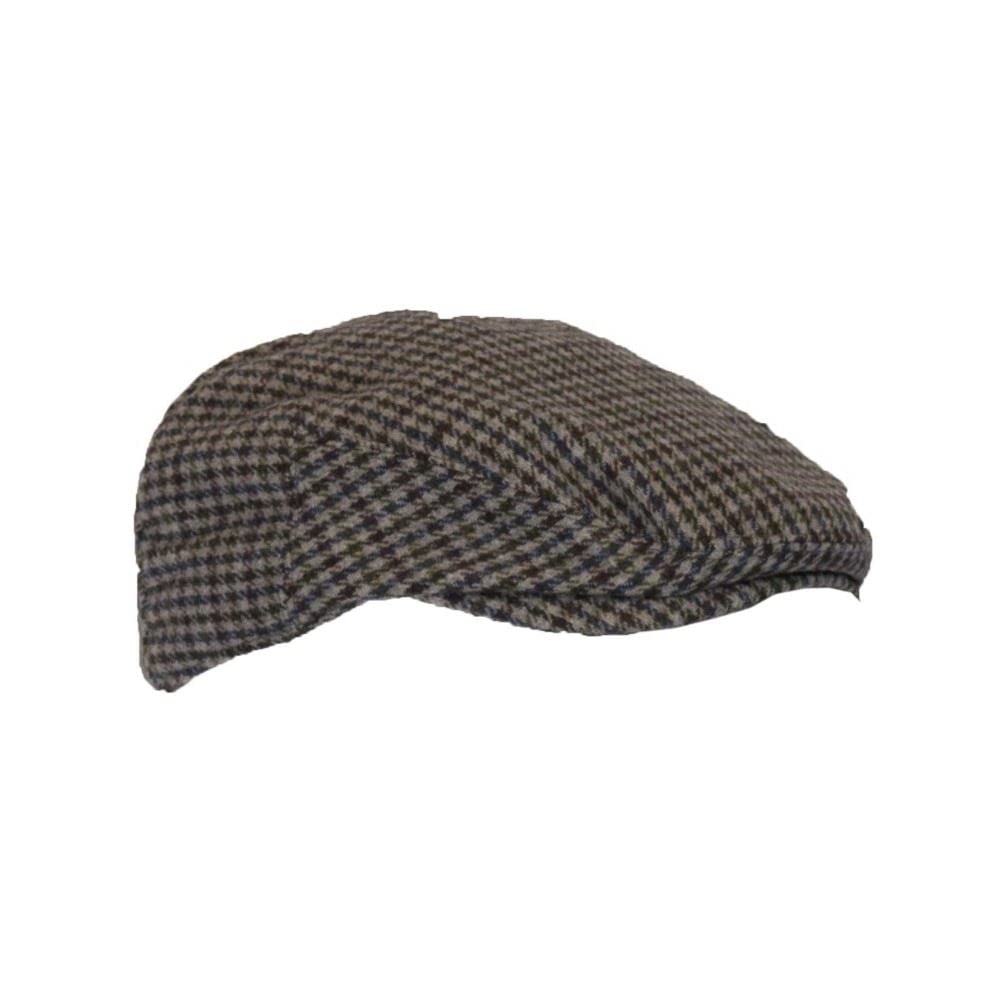 Walker and Hawkes - Wool Blend Braxton Flat Cap - Grey - S (57cm)
