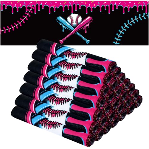 Image of 30Pcs Ice Cream Drip Baseball Cooling Towels for Neck and Face 40 x 12 Inch Sports Baseball Team Gifts Ice Towel for Gym Sweat Microfiber Breathable Chilly Bulk Neck Wraps for Athletes Coach Outdoor