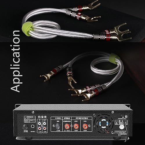 Conectores banana de ángulo recto para solucionar roturas en el cable de altavoz 7