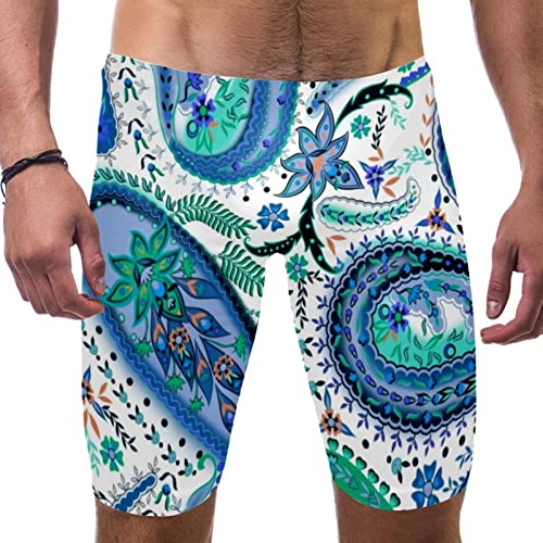 Traje de baño paisley para entrenar en la piscina en sesiones de natación familiar