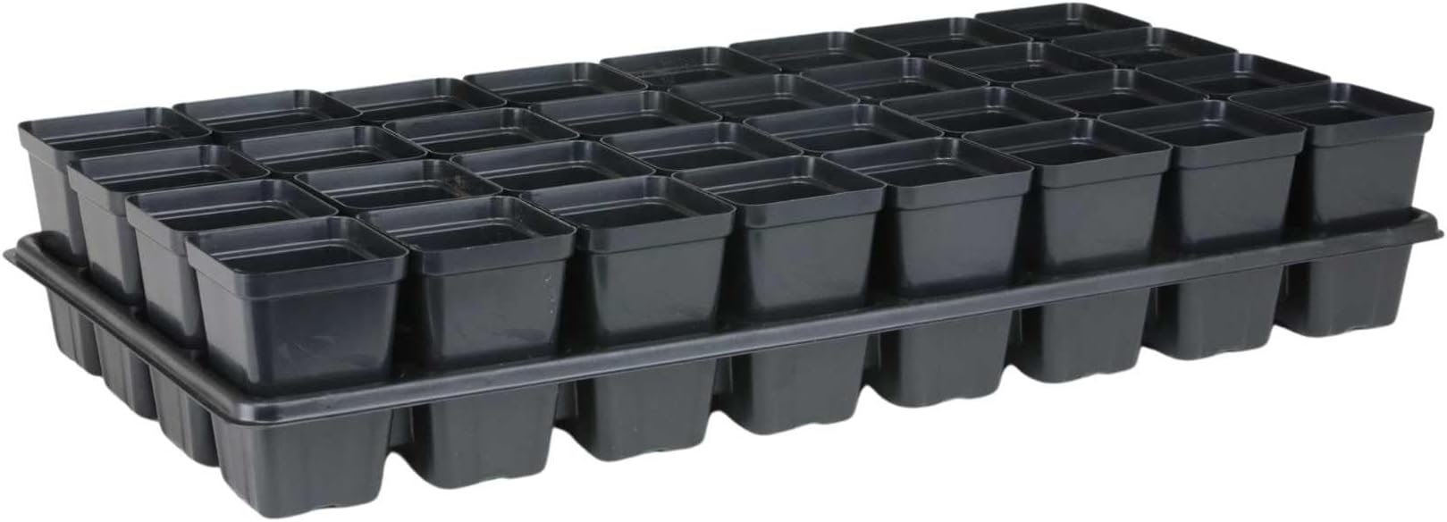 Extra Strength 32 Cell Seedling Starter Trays w/Inserts, 2 Pack, for Seed Germination, Plant Propagation, Growing Trays, Planting Starter