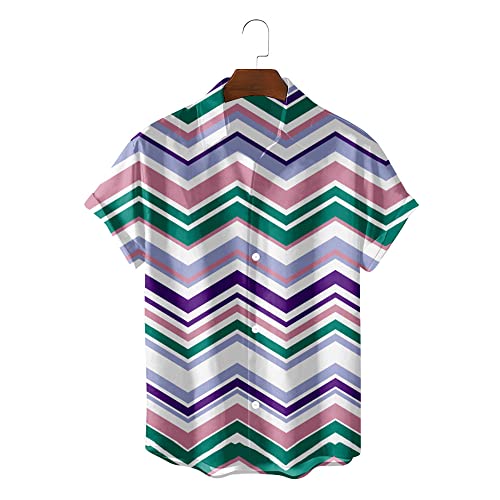Chemise hawaïenne violette H3TF5J pour vos soirées plage et vos journées d'été décontractées