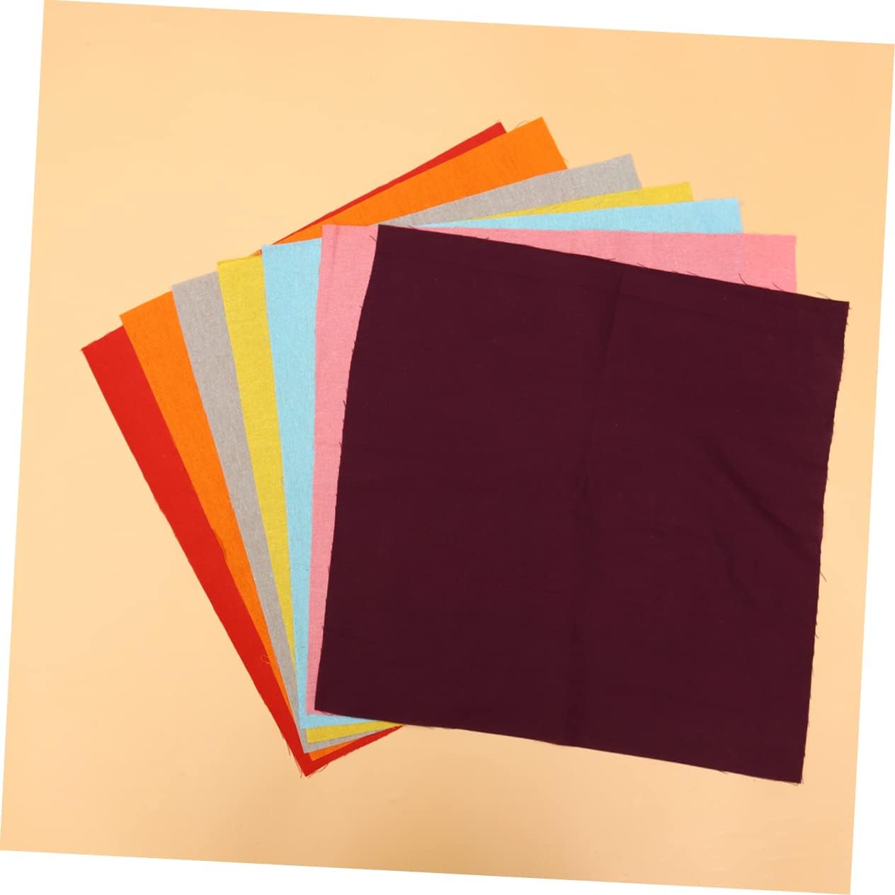 Tofficu 14pcs DIY Handmade Patchwork Fabric Bundles Solid Cotton for Quilting Sewing
