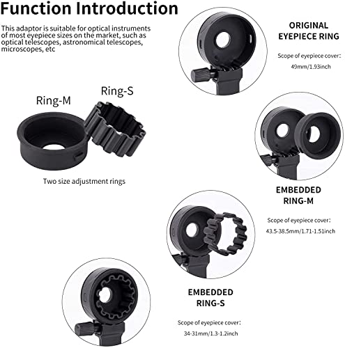 Universeller Handy-Fotoadapter - LUXUN-Smartphone-Adapter - Schnellmontage-Smartphone-Adapterhalter Cliphalterung für… – Bild 3