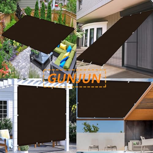 Filet d'ombrage imperméable pour abriter la terrasse du vent - 8