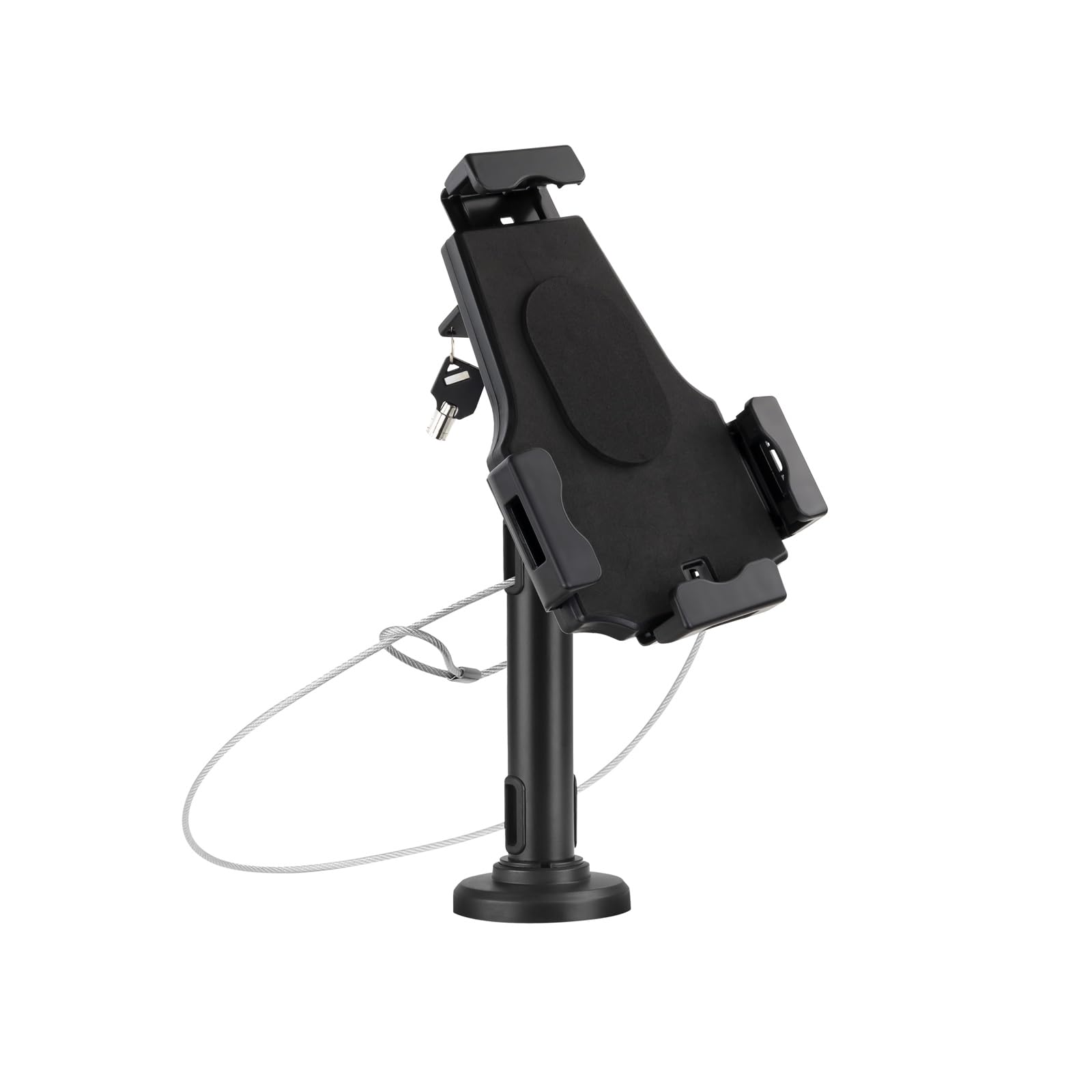 TOOQ TQTDS0812 - Soporte de Mesa/Pared Profesional para Tablet con Antirrobo, Negro