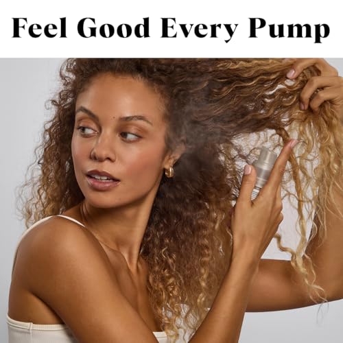 Kitsch Volumizing Rice Protein Dry Shampoo Powder - Dry Shampoo for Women & Men, No White Cast, Absorbs Oil, Non-Greasy, For Light-to-medium Hair Colors, Travel Size in Pump Form - Invisible 1oz - Image 5