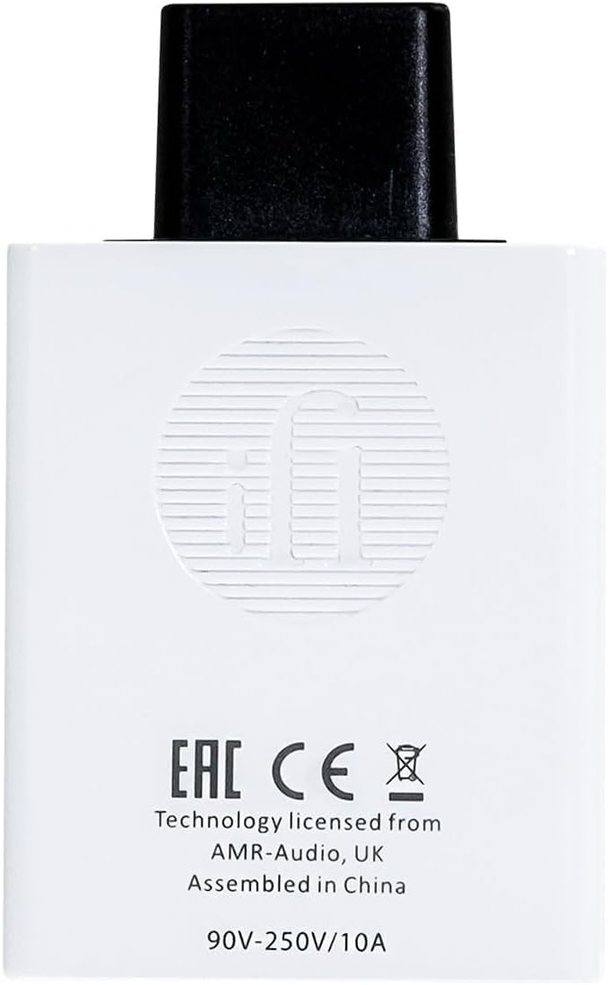 iFi SilentPower | DC Blocker+ | Connecteur IEC, Bloque Tout décalage CC, améliore la qualité de l'électricité CA pour Vos Aystems Audio et AV, élimine Le bourdonnement du transformateur.