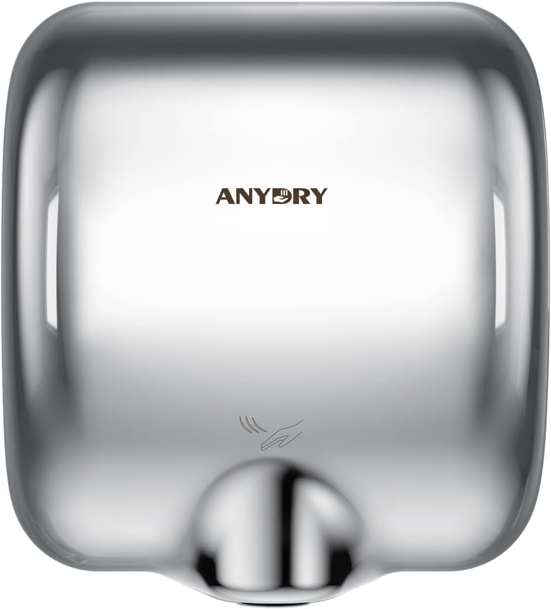 2800 Commercial Hand Dryer,Heavy Duty Stainless Steel Hand Dryers,Electric Hand Dryer For Toilet.(Polished)