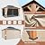 MELLCOM Gazebo 12' x 14', Wooden Grain Aluminum Frame Canopy with Galvanized Steel Hardtop Roof, Outdoor Permanent Pavilion with Curtains and Nettings for Patio, Lawn & Garden