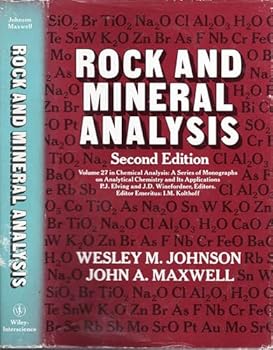 Hardcover Rock and mineral analysis (Chemical analysis) Book