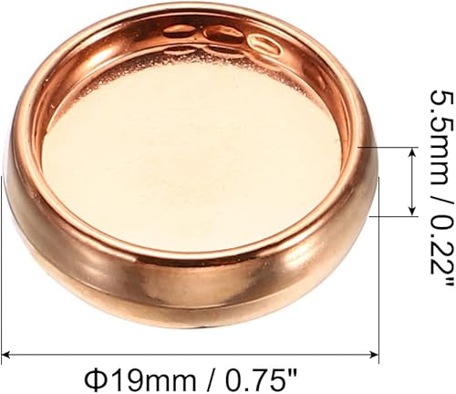 Miniatura 2 de PATIKIL Discos de encuadernación de libros de plástico de 0.748 in, paquete de 22 discos de expansión chapados en disco redondos para planificador