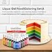 Chefmaster - Liqua-Gel Food Coloring - Fade Resistant Food Coloring - 12 Pack - Vibrant, Eye-Catching Colors, Easy-To-Blend Formula, Fade-Resistant