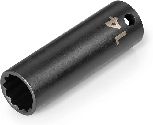 Vista 157 de TEKTON 3/8 pulgadas de accionamiento x 3/4 pulgadas de profundidad 12 puntos de impacto SID13219 Profundo