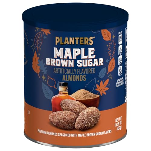 Image of PLANTERS Maple Brown Sugar Almonds, 15.25 oz Canister
