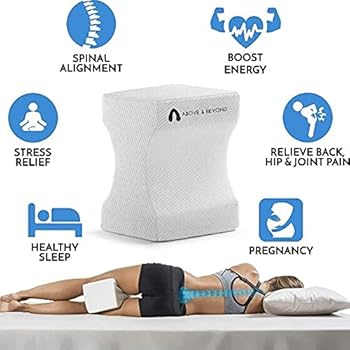 spinal alignment pillow between legs