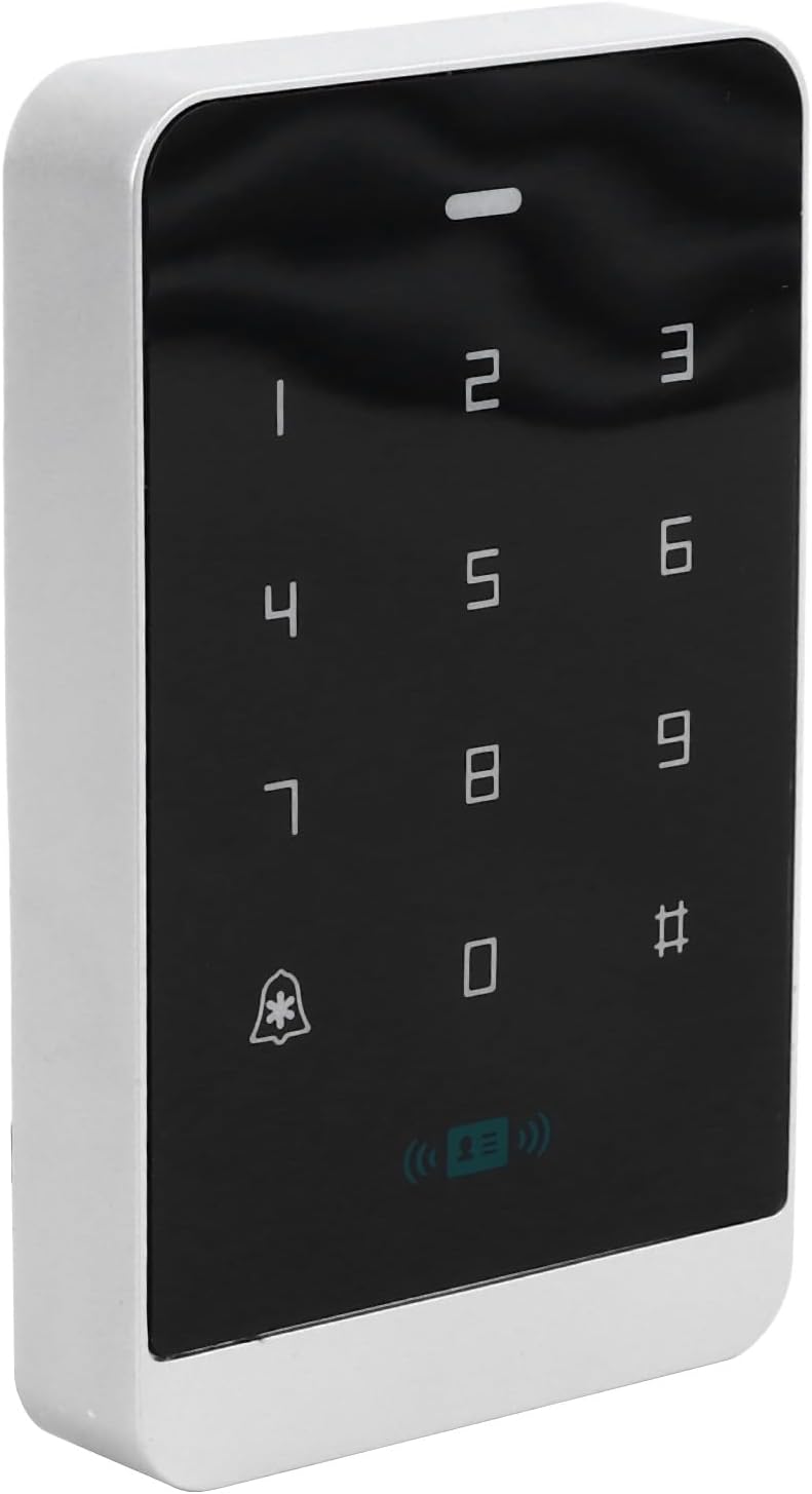 Door Access Control Keypad, NFC with Delay Setting, Normal Open Keyless Entry Password Keypad for Efficient Access