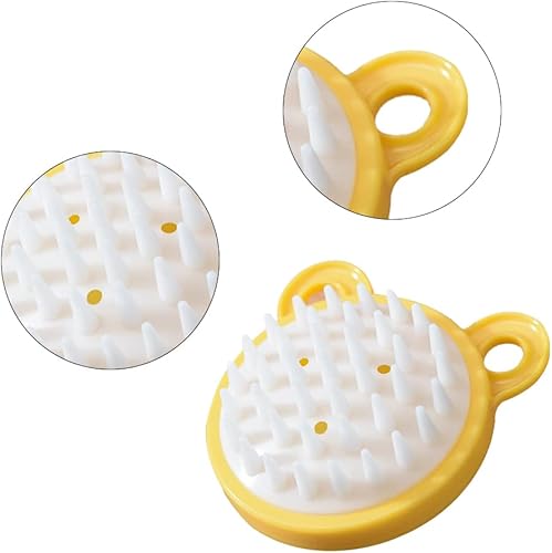 Miniatura 5 de YPWangShengRui Cepillo masajeador para el cuero cabelludo, cepillo para el cuero cabelludo, masajeador de cabeza para el cuidado del cabello,