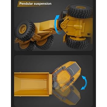 その他 Rc dump 1/24 Scale Caterpillar Articulated RC Dump Truck 9 Channel