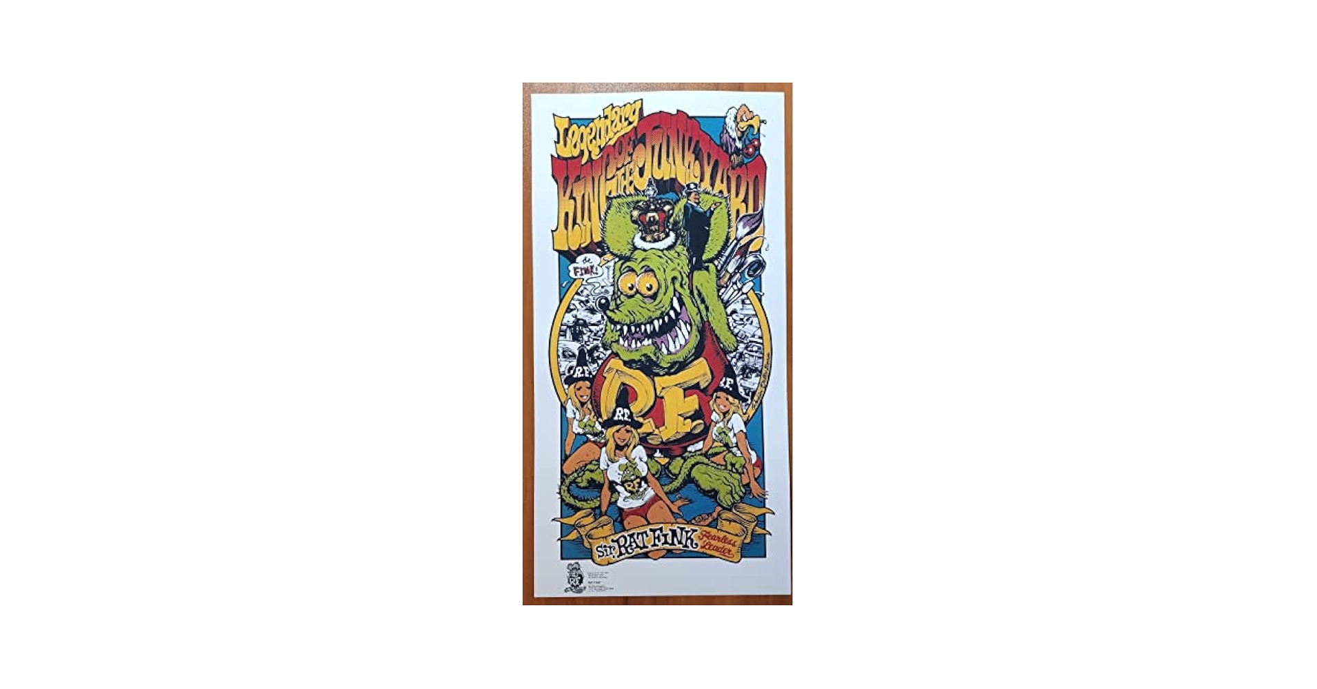 ロッキンジェリービーン King of Junk Yard rat fink Rockin Jelly Bean Legendary Rat Fink King Of The Junkyard
