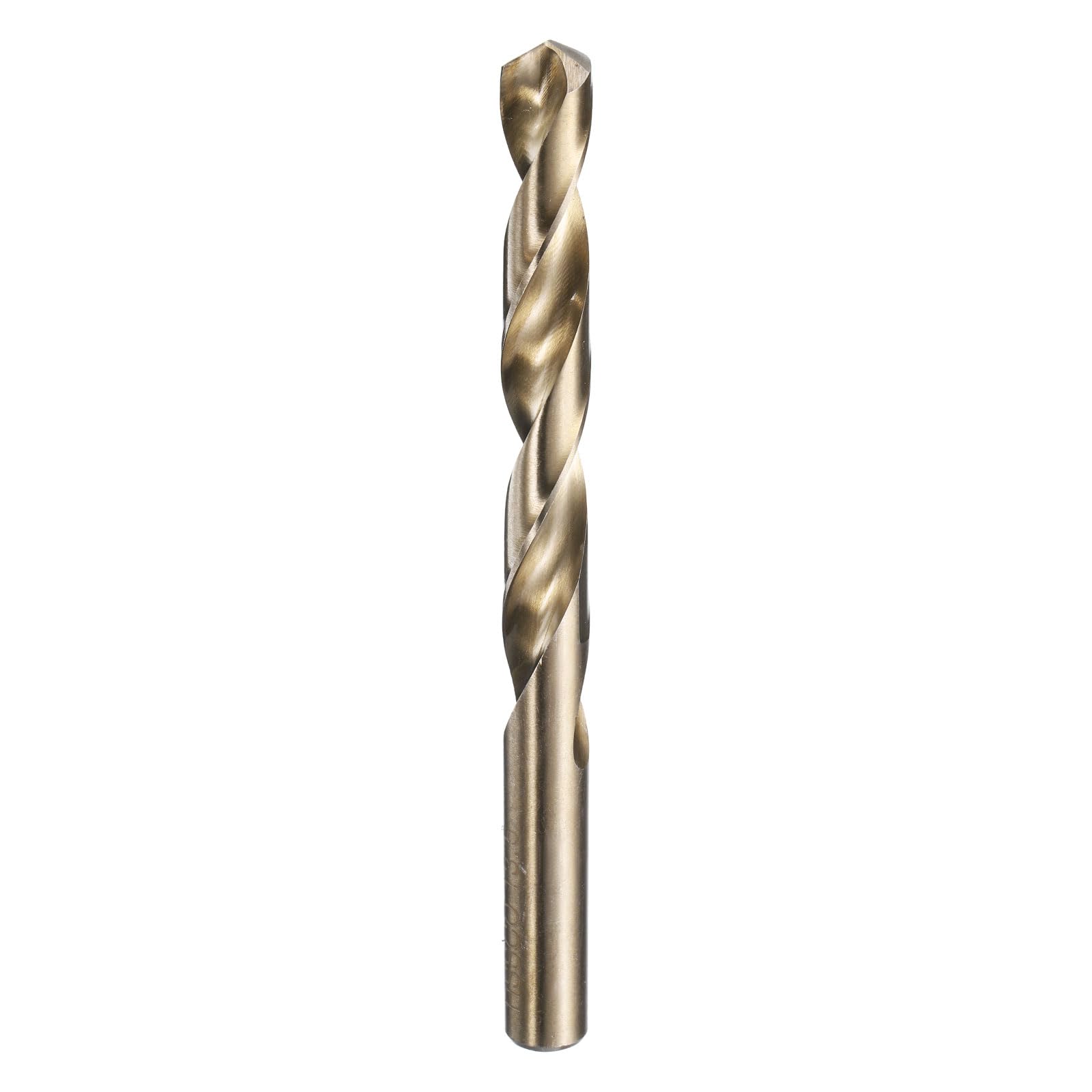 HARFINGTON 1pcs M35 Cobalt Twist Drill Bit 13.5mm(17/32") Dia High-Speed Steel Metric Drill Bit with Titanium Coating for Drilling Hard Metals,