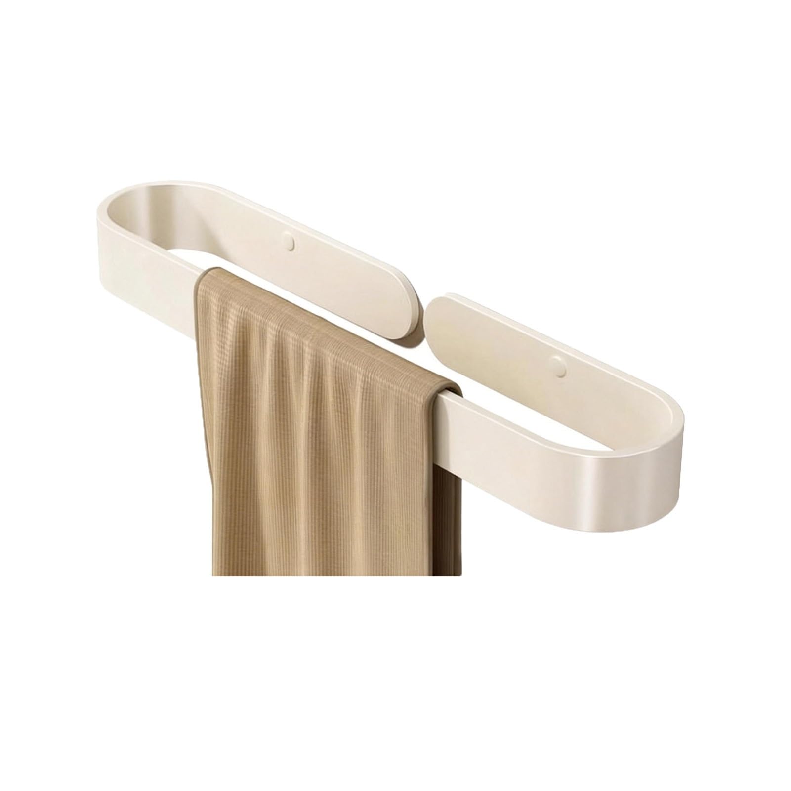 Portasciugamani da parete per bagno, sopra il WC, con barra per asciugamani, realizzato in alluminio spaziale, per soggiorno, balcone, lavanderia (colore 2, L, 30 cm)