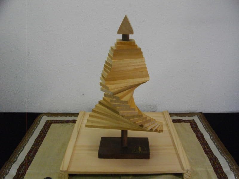 Amazon.co.jp: まとめて木製ツリー木製オブジェねじりねじれ