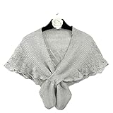 Photo Gallery aimejzm knit scavato fuori scialle wrap per le donne di colore solido del collo sciarpe Photo Gallery aimejzm knit scavato fuori scialle wrap per le donne di colore solido del collo sciarpe