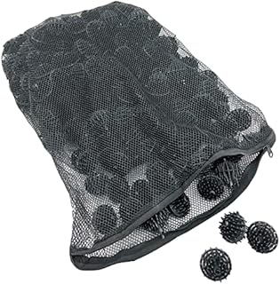 Aquarium Masters 300 Count 1.5 Inch Large Bio Balls Filter Media - Includes 18x14 Mesh Bag with Easy Access Zipper - Perfect Bio Balls for Pond Filter Media