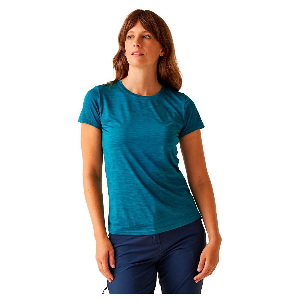 Regatta Womens Fingal Edition Wicking Jersey T Shirt Blue